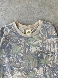 Vintage Duxbak Realtree Camo Pocket Tee (L) 🇺🇸