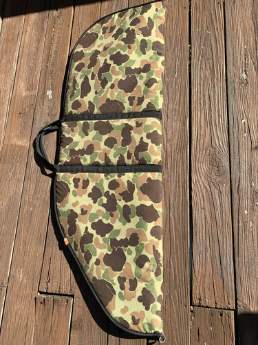 Vintage Brauer Bros Moose Brand Soft Old Style Duck Camo Bow Case