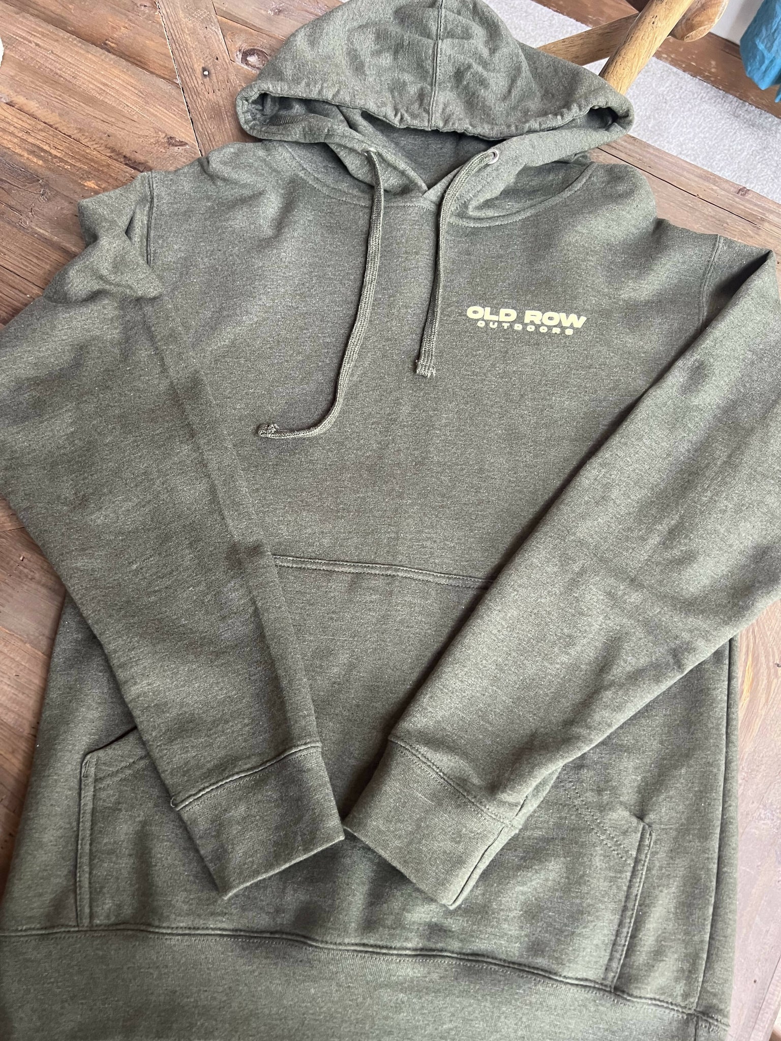 Old Row Outdoors 80s Camo Hoodie (Green) Size Small