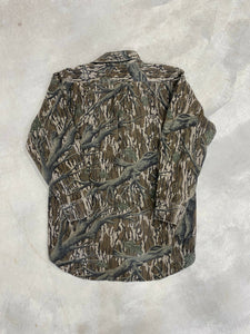 Vintage Mossy Oak Treestand Camo Button Up