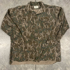 90’s Mossy Oak Greenleaf Button Down Shirt (XL) 🇺🇸