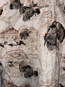 Red Head Turkey Button Down Shirt (L)