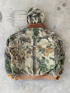 Vintage Duxbak Realtree Camo Insulated Hooded Jacket (XL)