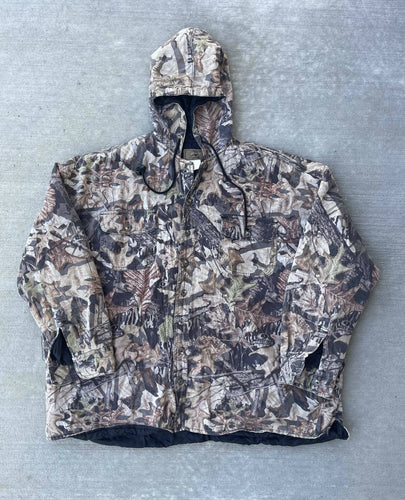 Duxbak Mossy Oak Forest Floor Hooded/Insulated Shirt Jacket (XXL)