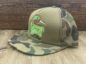 Ducks Unlimited Green Wing Snap Back