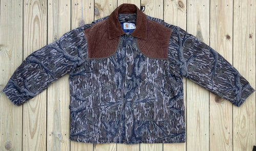 Carhartt Mossy Oak Treestand Corduroy Collar Jacket (XXL)