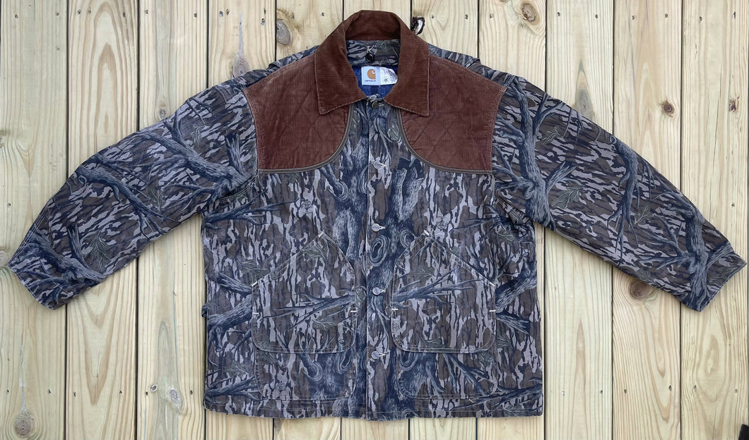 Carhartt Mossy Oak Treestand Corduroy Collar Jacket (XXL)