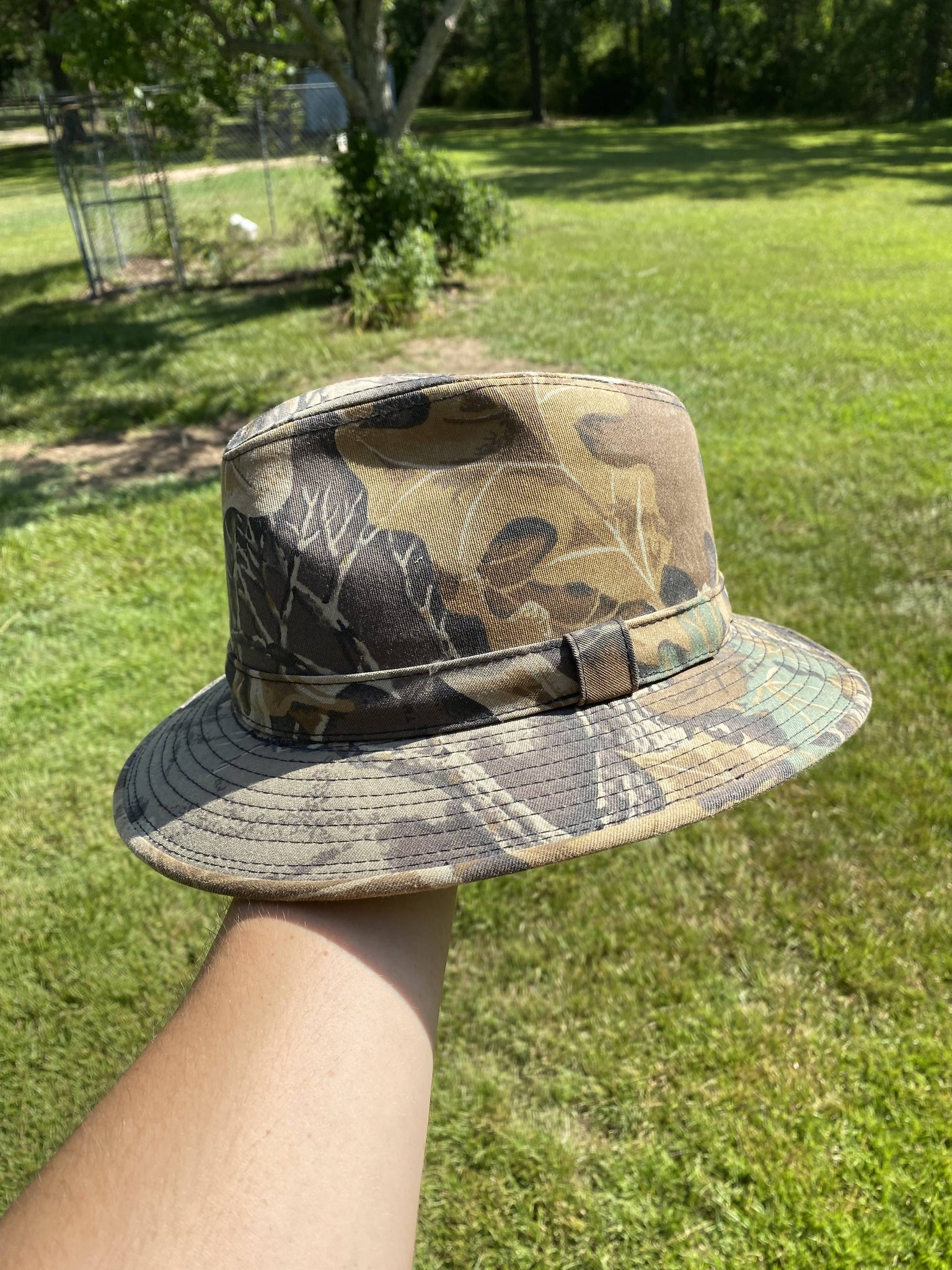 Camouflage Fedora Hat Vintage Outdoor Hat Company Fedora