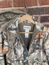 Load image into Gallery viewer, Youth Heavy Quilted Zip Coat with Snap Hood Size Youth Large 12/14