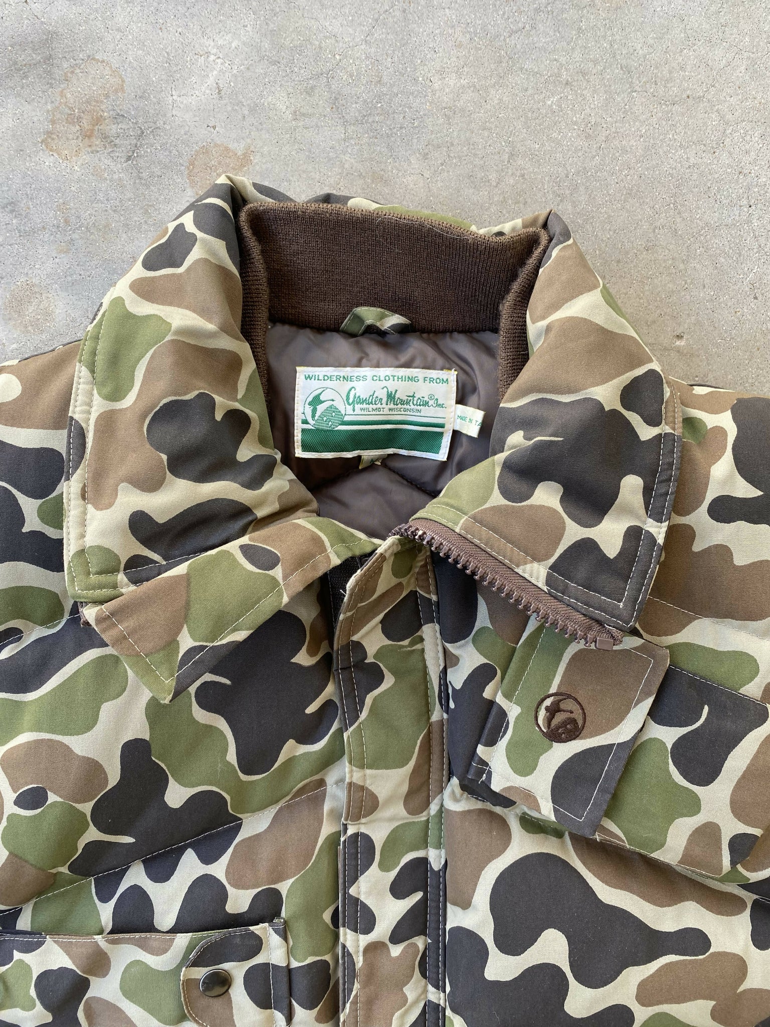 Vintage Gander Mountain Duck Camo Down Vest – Camoretro