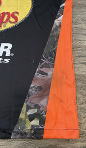 NASCAR Martin Truex Jr. / BASS PRO SHOPS / True Timber Camo Race-Used Pit Crew Shirt LARGE