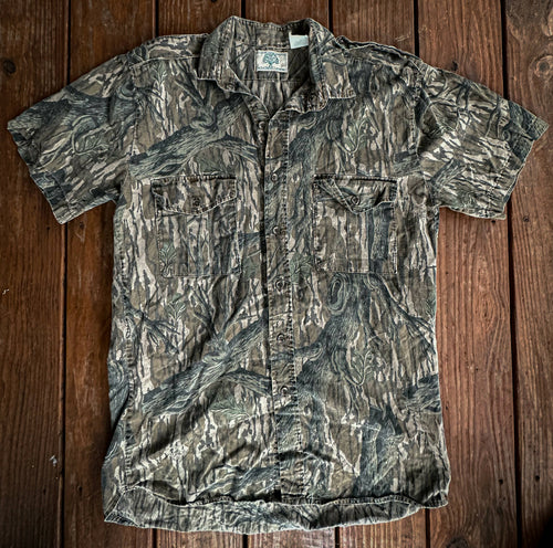 Mossy Oak Treestand Button Up Shirt (M) 🇺🇸