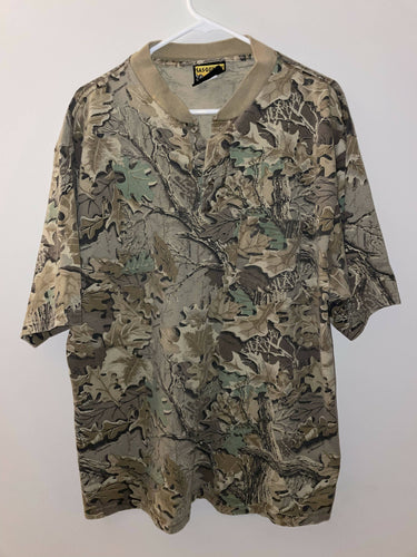 Vintage Spartan Realtree Advantage Henley Shirt (XL)🇺🇸