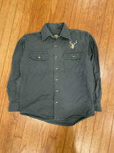 Load image into Gallery viewer, Vintage Cabelas Deer Embroidered Button Up Shirt (M)
