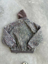 Load image into Gallery viewer, Vintage Redhead Realtree Camo Hooded Bomber (L)