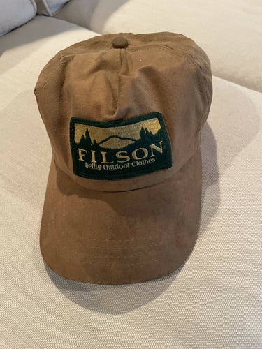 Filson Waxed Logo Hat