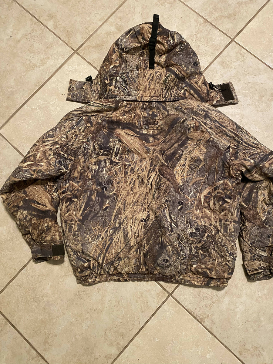 Cabelas Northern Flight Mossy Oak DuckBlind Parka (XL) – Camoretro