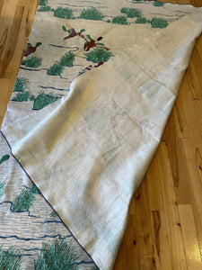 Vintage Mallard Duck Twin / Full throw Blanket