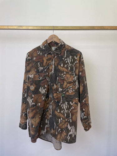 Vintage Mossy Oak Fall Foliage Button up (XL)🇺🇸