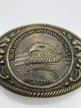 Load image into Gallery viewer, Oval North American Hunting Club Anniversary Belt Buckle