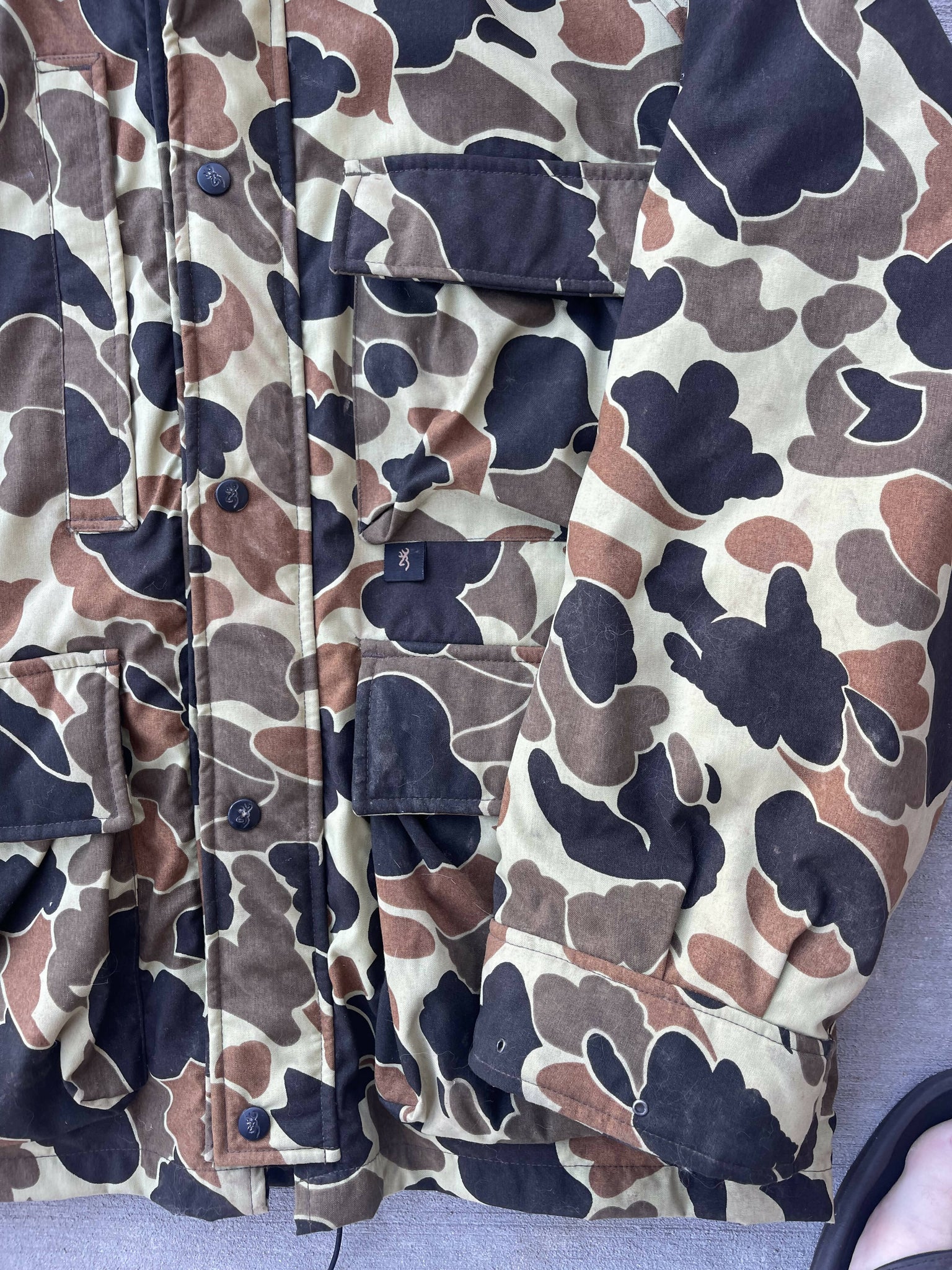 Browning Old School Camo GoreTex Jacket (L) Camoretro