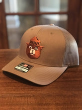 Load image into Gallery viewer, Smokey Bear Patch on a Custom Richardson 112 Trucker Snapback Hat! First Class!