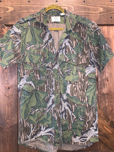 Mossy Oak Full Foliage SS Button Up (M)🇺🇸