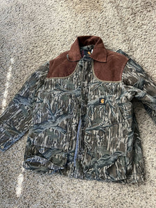 Vintage Carhartt Mossy Oak Treestand Set: Shirt, Pants, Jacket (XL) 🇺🇸