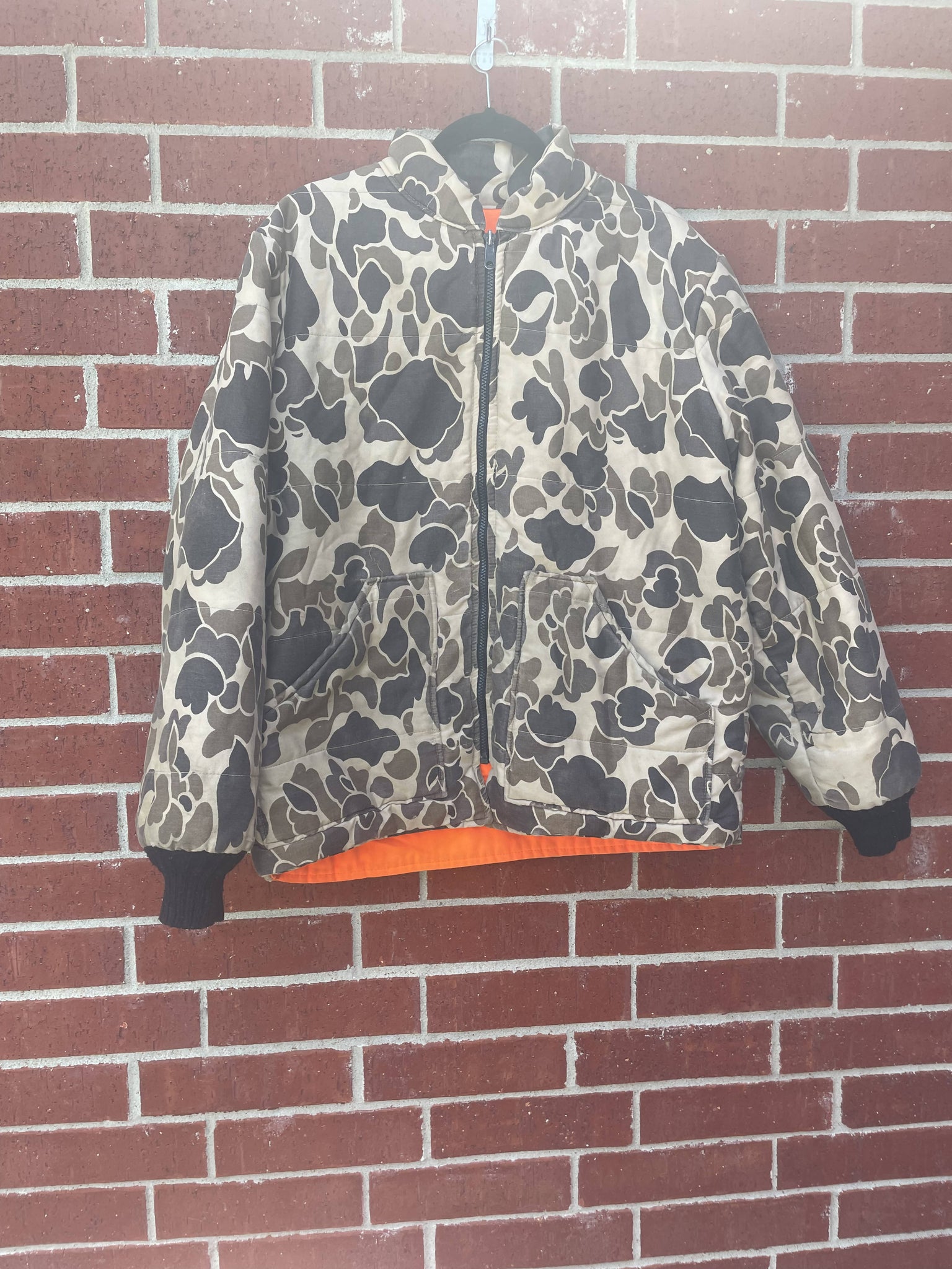 Vintage Walls Blizzard-Pruf Duck Camo Bomber Jacket Medium