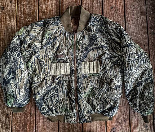 Columbia Mossy Oak Treestand Puffy Bomber Jacket (M)