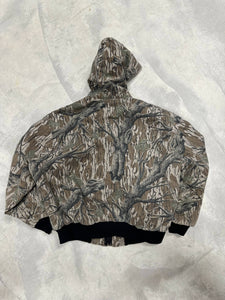 Vintage Commander Mossy Oak Treestand Camo Hooded Jacket (M)🇺🇸
