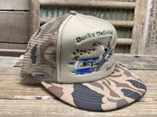 Load image into Gallery viewer, DU Ducks Unlimited Deuel County Camo Trucker Hat
