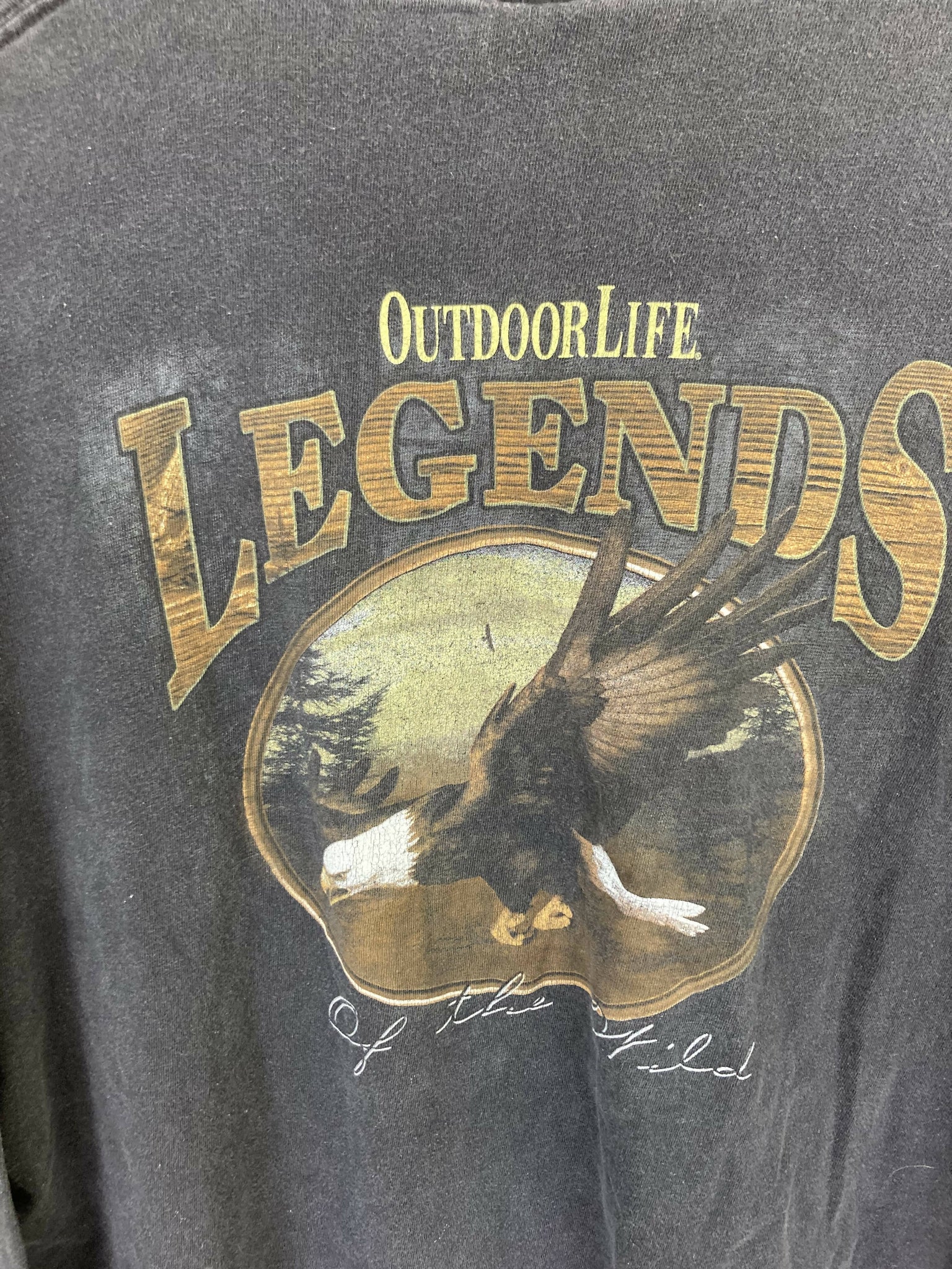 Vintage Outdoor Life Legends of the Wild Long Sleeve T-Shirt Size