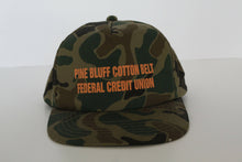 Load image into Gallery viewer, Vintage Headliner Brand Camo Cap Pine Bluff Cotton Belt