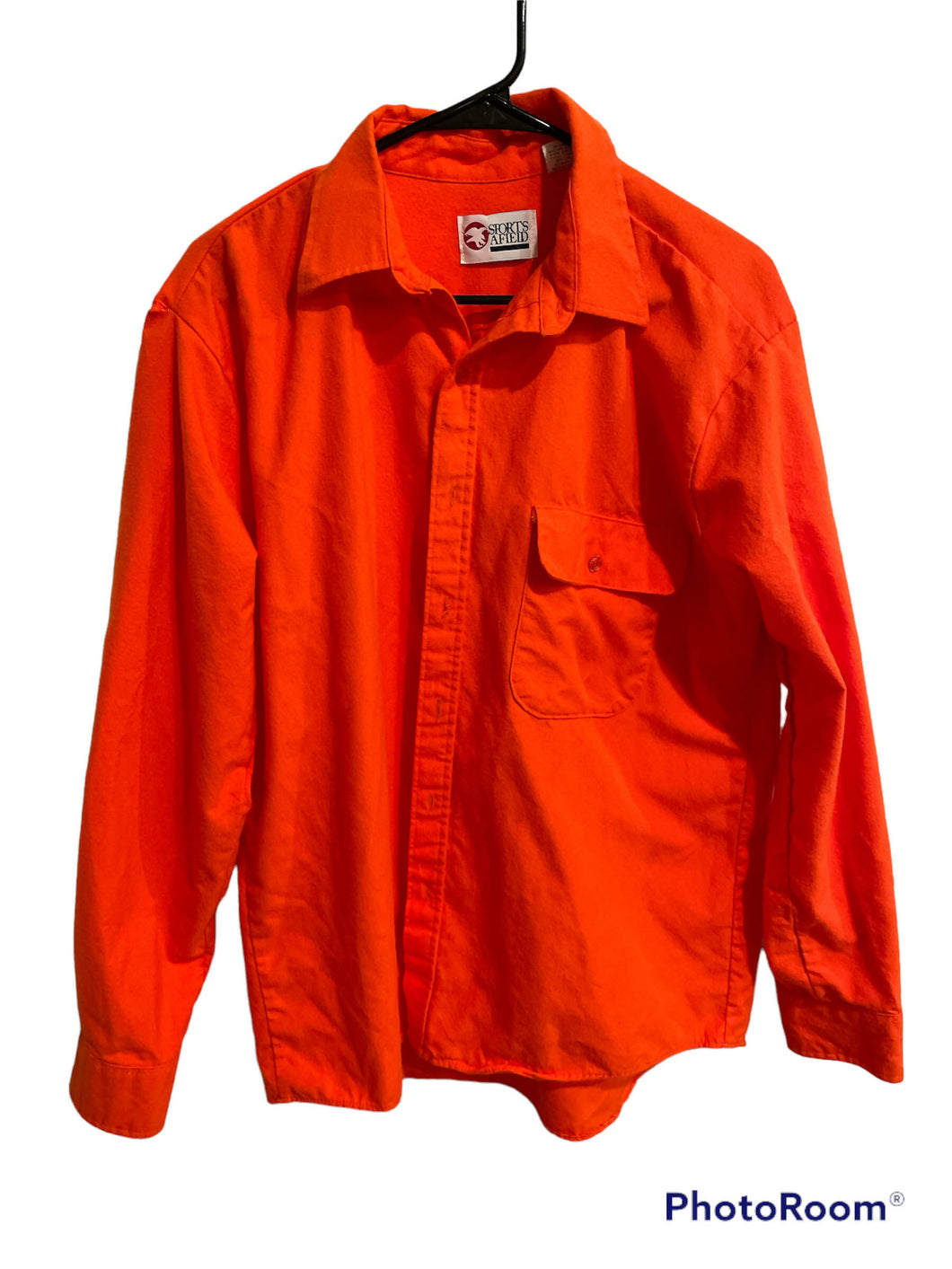 blaze orange dress shirt Mens - Blaze Orange & Khaki Long Sleeve Shirt