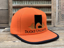 Load image into Gallery viewer, Ducks Unlimited Blaze Orange Strapback