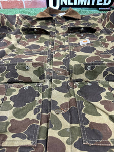 Large Carhartt Camo Insulated Jacket/Coat with Removable Game Pouch - USA MADE