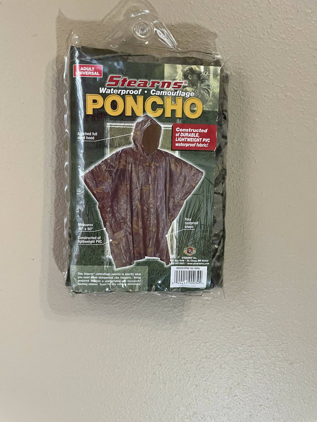 Stearns Camo Poncho (OSFA)