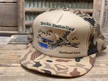 Load image into Gallery viewer, DU Ducks Unlimited Northeast Iowa Camo Trucker Hat