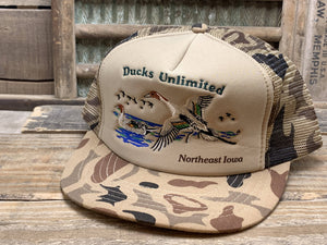 DU Ducks Unlimited Northeast Iowa Camo Trucker Hat