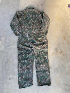 Vintage Mossy Oak Green Leaf Coveralls (L)🇺🇸