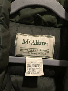 McAlister Wax Cotton Goose Down Vest XL