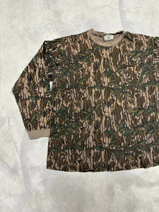 Vintage Mossy Oak GreenLeaf Camo Longsleeve (XL/XXL) 🇺🇸