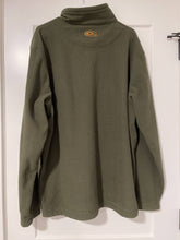 Load image into Gallery viewer, Quarter Zip (Green/Orange) Fleece Jacket