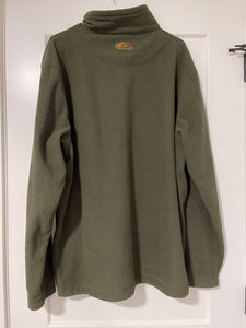 Quarter Zip (Green/Orange) Fleece Jacket