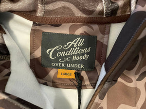 OVER UNDER ALL CONDITIONS HOODIE NEW WITH TAGS LARGE Free Shipping