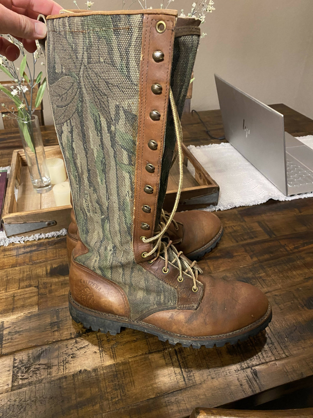 Chippewa snake deals proof boots