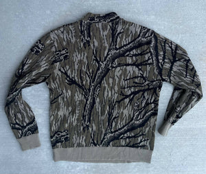 Mossy Oak Knits Treestand Henley Sweater (XL)