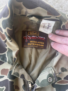 Vintage Insulated Duck Camo Coveralls (M)