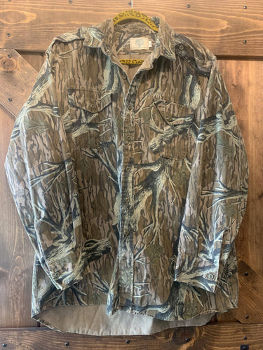 Mossy Oak Treestand LS Button Up (L)🇺🇸